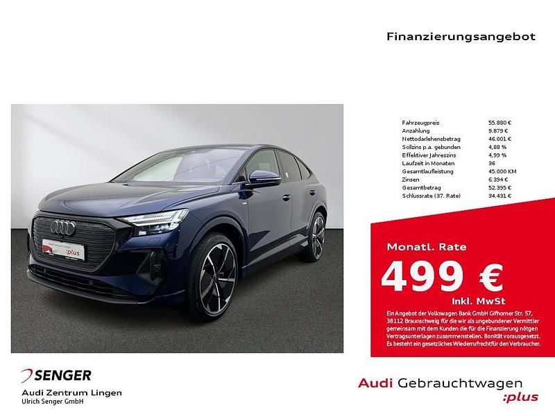 Navarrablau metallic Gebraucht 2024 Audi Q4 Sportback e-tron Ambiente SUV | 55.880 € - Bild 1/4