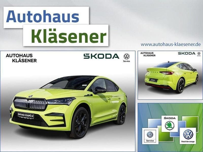 Grün Neu 2025 Skoda Enyaq iV RS SUV | 56.490 € (Guter Preis) - Bild 1/4
