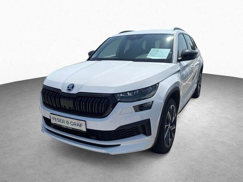 Moon weiss perleffekt met. Gebraucht 2022 Skoda Kodiaq SportLine SUV | 38.890 € (Etwas zu teuer) - Bild 1/4