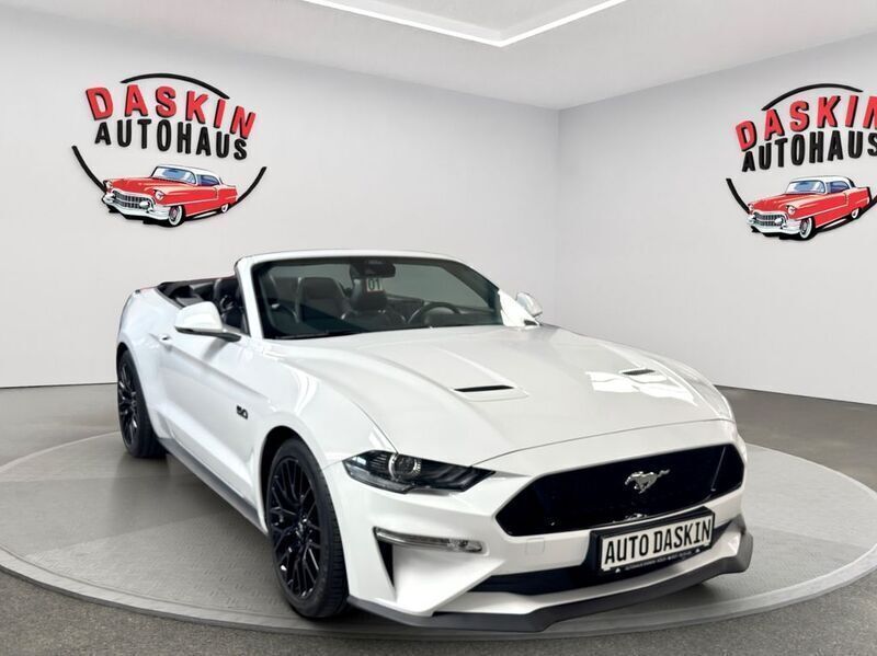 Liquidweiß Gebraucht 2022 Ford Mustang GT Convertible Cabrio | 43.800 € (Fairer Preis) - Bild 1/4