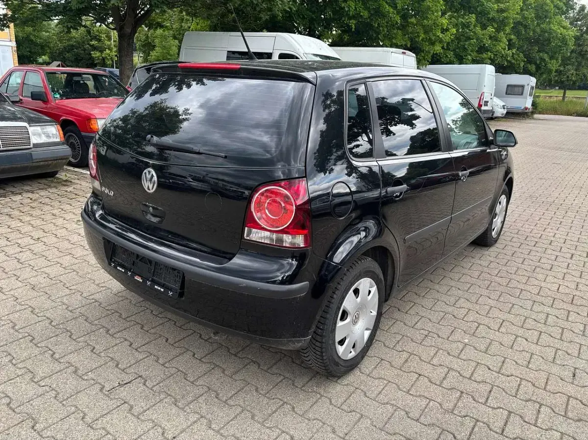 Gebraucht VW Polo Trendline 60 PS (44 kW) 2009 Schwarz Kleinwagen