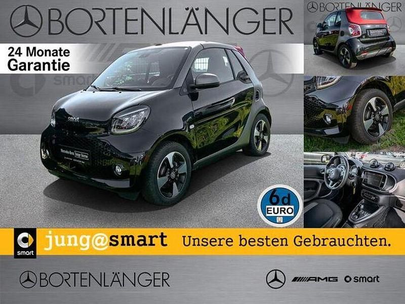 Schwarz Gebraucht 2024 Smart ForTwo Electric Drive Exclusive Cabrio | 18.998 € (Fairer Preis) - Bild 1/4
