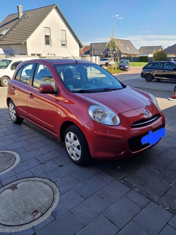 Rot Gebraucht 2012 Nissan Micra Kleinwagen | 4.300 € (Fairer Preis) - Bild 1/4