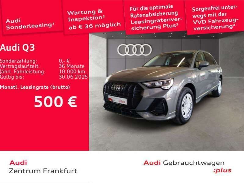 Chronosgrau metallic Gebraucht 2024 Audi Q3 S-Line SUV | 42.849 € (Etwas zu teuer) - Bild 1/2