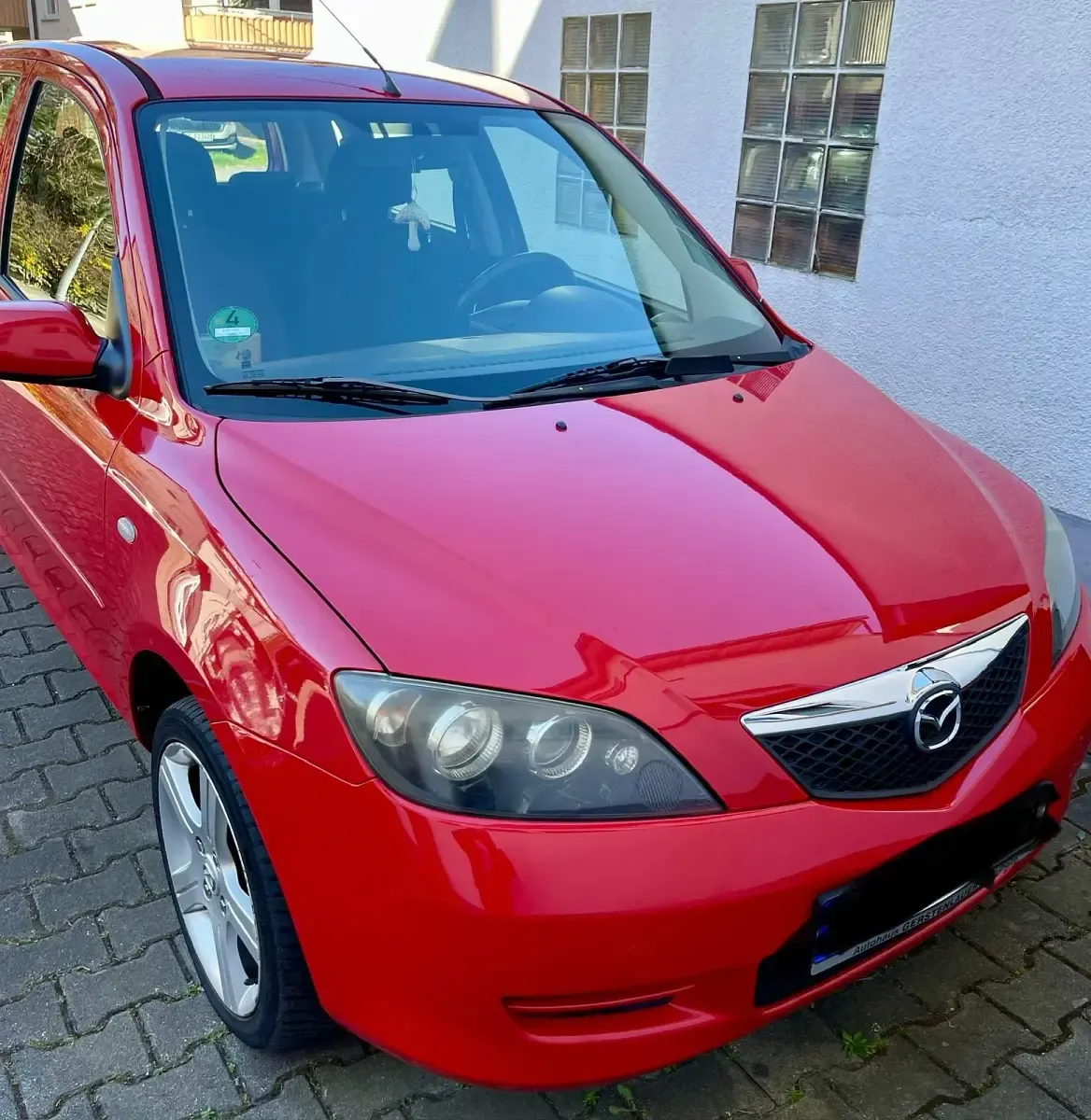 Gebraucht Mazda 2 2007 Rot Kleinwagen