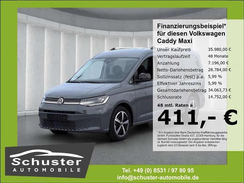Gebraucht VW Caddy Goal 102 PS (75 kW) 2025 Pure grey Van / Kleinbus