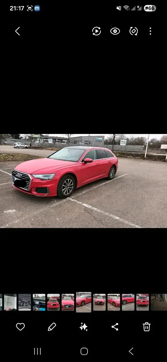 Gebraucht Audi A6 Sport 204 PS (150 kW) 2021 Rot Kombi