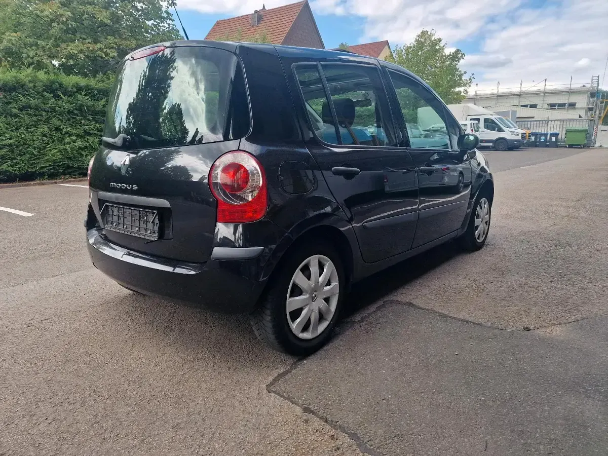 Gebraucht Renault Modus Avantage 75 PS (55 kW) 2007 Schwarz Van / Kleinbus