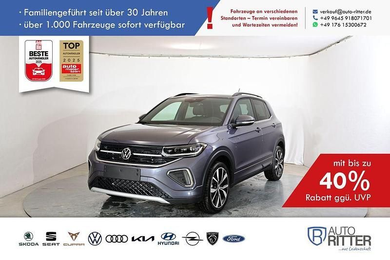 Rauchgrau metallic/grau/grau Neu 2025 VW T-Cross R-line SUV | 30.390 € (Fairer Preis) - Bild 1/4