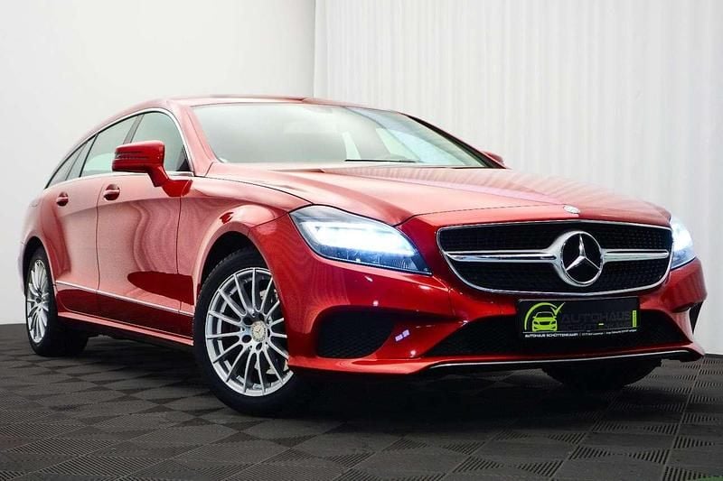 Rot Gebraucht 2015 Mercedes CLS220 Kombi | 17.863 € (Fairer Preis) - Bild 1/4