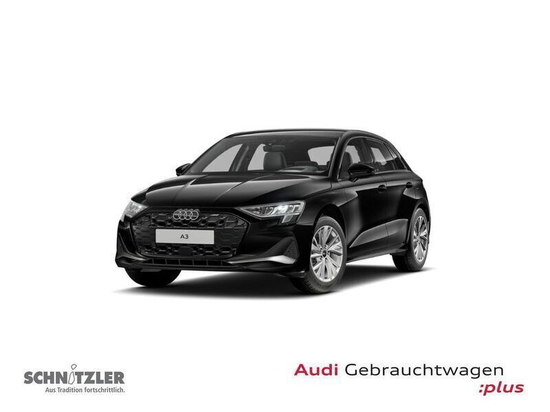 Schwarz Gebraucht 2024 Audi A3 Sportback Advanced Limousine | 32.780 € (Superpreis) - Bild 1/4