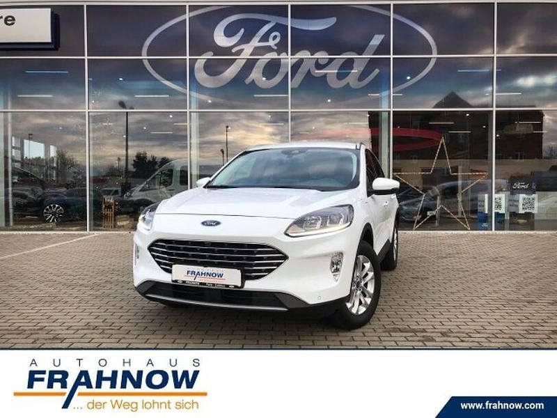 Frostweiß Gebraucht 2022 Ford Kuga Titanium SUV | 25.485 € (Fairer Preis) - Bild 1/4