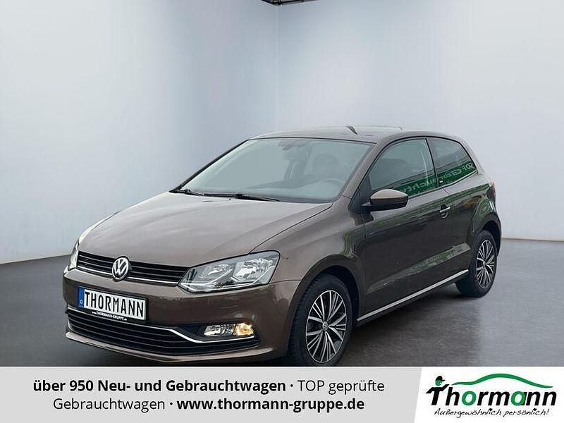 Toffeebraun Gebraucht 2017 VW Polo Allstar Kleinwagen | 11.998 € (Fairer Preis) - Bild 1/4