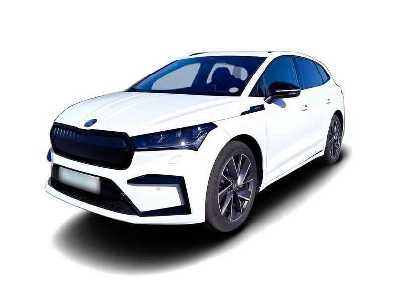 Weiss Gebraucht 2024 Skoda Enyaq iV SportLine SUV | 55.274 € - Bild 1/4