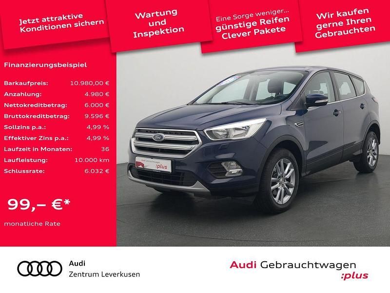 Blazerblau Gebraucht 2019 Ford Kuga Trend SUV | 10.980 € (Superpreis) - Bild 1/4