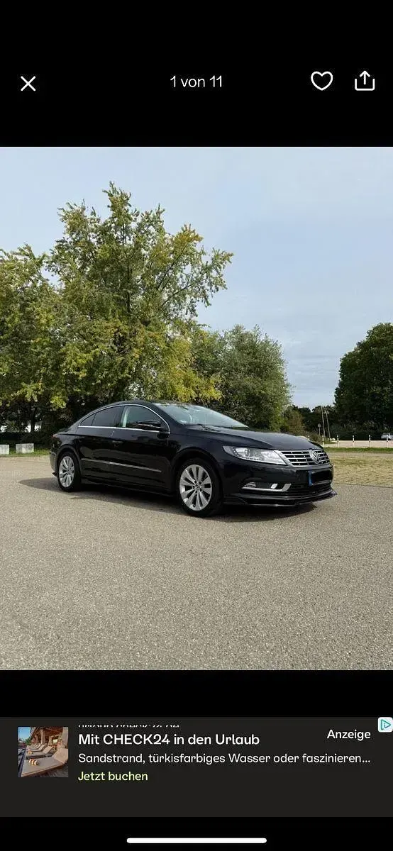 Gebraucht VW CC 184 PS (135 kW) 2016 Schwarz Limousine