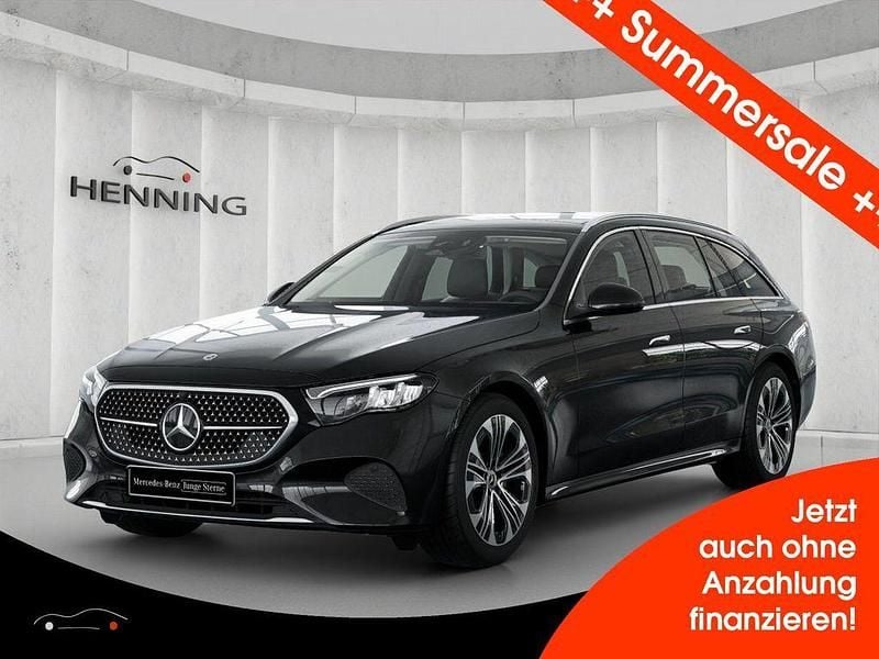 Schwarz Gebraucht 2024 Mercedes E220 Avantgarde Limousine | 47.880 € (Superpreis) - Bild 1/4