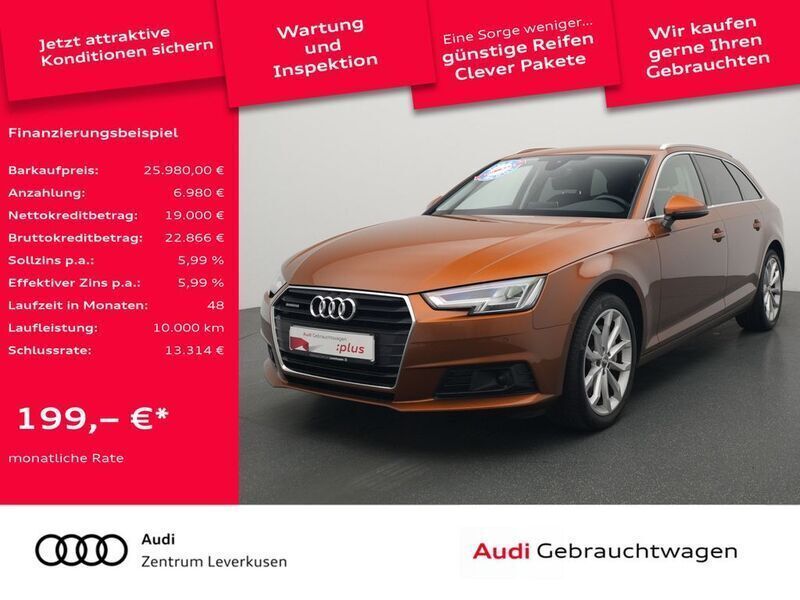 Individuallackierung, audi exclusive Gebraucht 2019 Audi A4 Ambiente Kombi | 25.980 € (Superpreis) - Bild 1/4