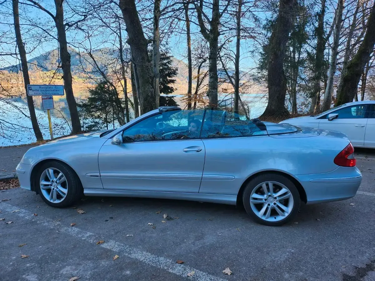 Gebraucht Mercedes CLK200 Avantgarde 163 PS (119 kW) 2006 Silber Cabrio