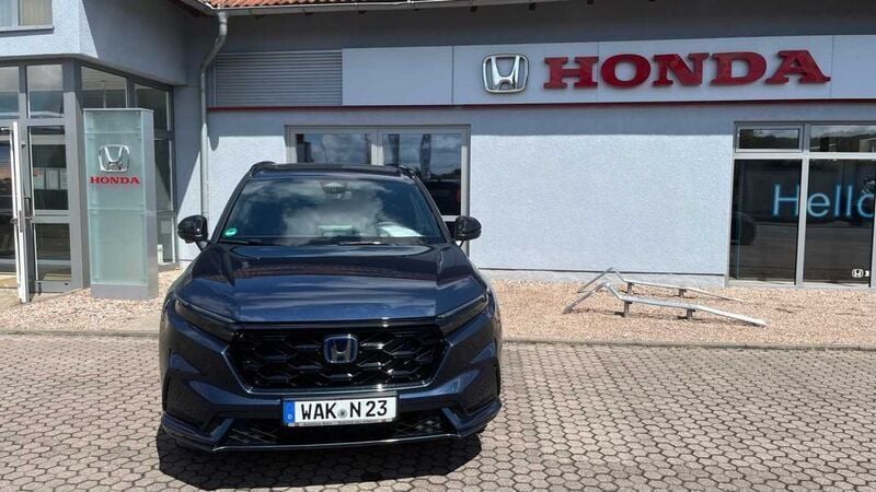 Canyon river blue metallicv Gebraucht 2024 Honda CR-V Advance SUV | 49.770 € (Superpreis) - Bild 1/4