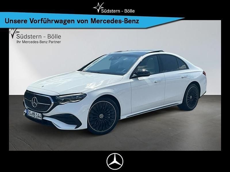 Weiss Gebraucht 2025 Mercedes E450 AMG Limousine | 79.990 € (Superpreis) - Bild 1/4