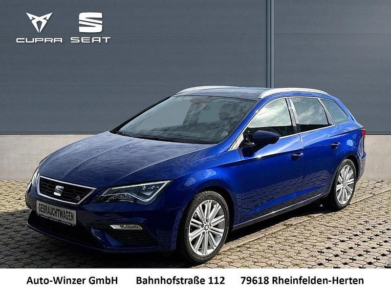 Blau Gebraucht 2018 Seat Leon FR Limousine | 14.490 € (Fairer Preis) - Bild 1/4