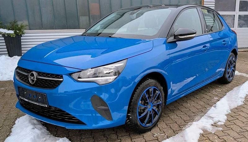 Blau Gebraucht 2021 Opel Corsa-e Edition Kleinwagen | 12.900 € (Superpreis) - Bild 1/4