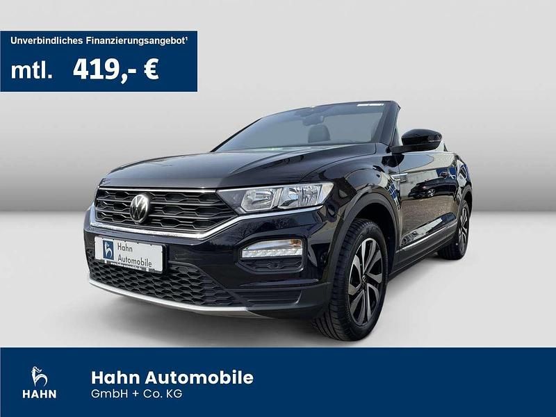 Schwarz Gebraucht 2022 VW T-Roc Cabriolet Active Cabrio | 26.195 € (Superpreis) - Bild 1/3
