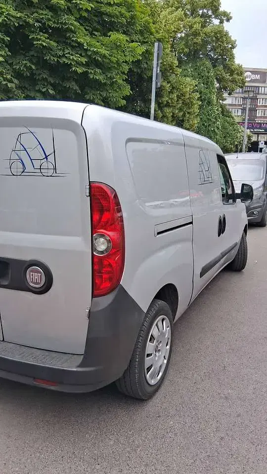Gebraucht Fiat Doblò 90 PS (66 kW) 2011 Grau Van / Kleinbus