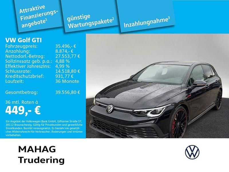 Schwarz Gebraucht 2023 VW Golf VIII GTI Clubsport Limousine | 35.496 € (Fairer Preis) - Bild 1/2
