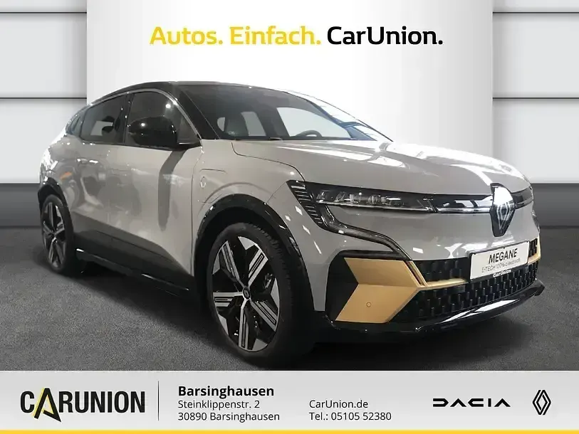 Brugt Renault Megane E-Tech Iconic 160 kW (218 HK) 2024 Grå Sedan