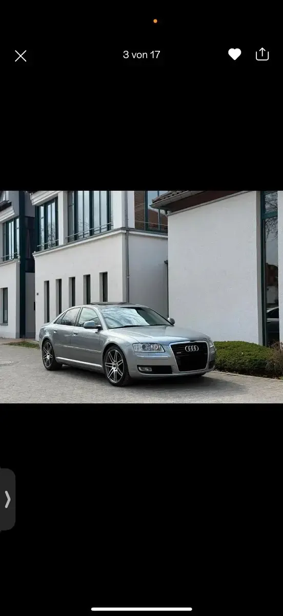 Gebraucht Audi A8 244 PS (179 kW) 2009 Silber Limousine