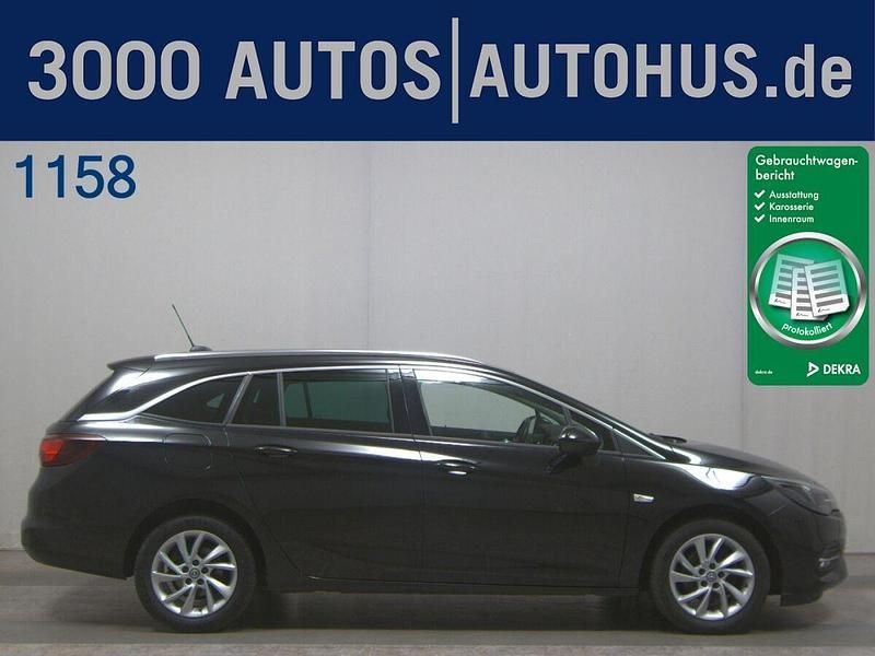 Schwarz Gebraucht 2021 Opel Astra Elegance Kombi | 10.680 € (Guter Preis) - Bild 1/4