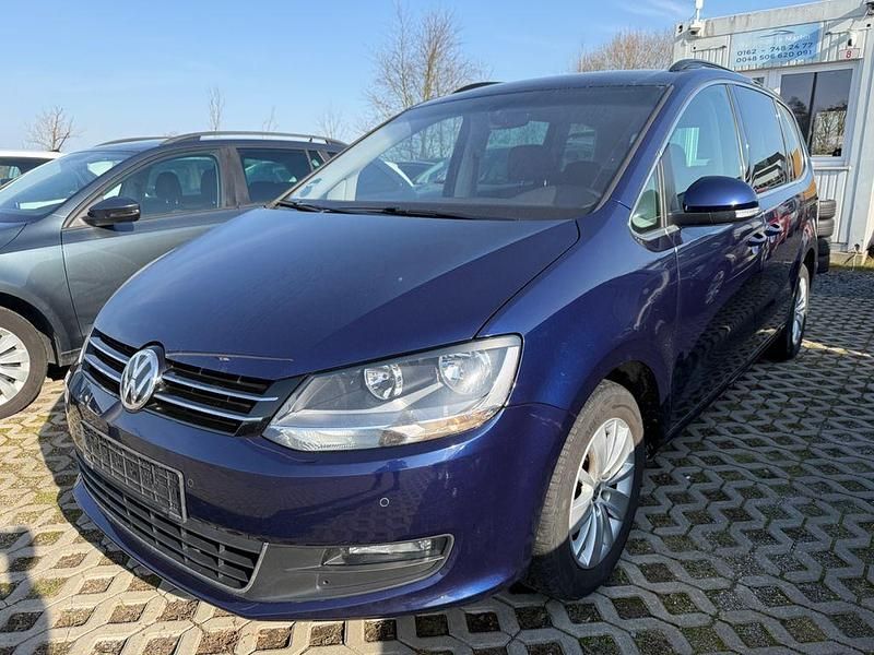 Gebraucht VW Sharan 150 PS (110 kW) 2017 Blau Van / Kleinbus