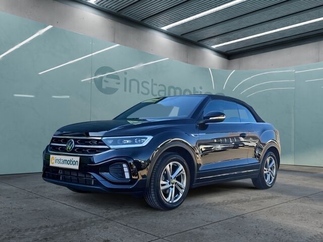 Gebraucht VW T-Roc Cabriolet R-line 150 PS (110 kW) 2024 Schwarz Cabrio