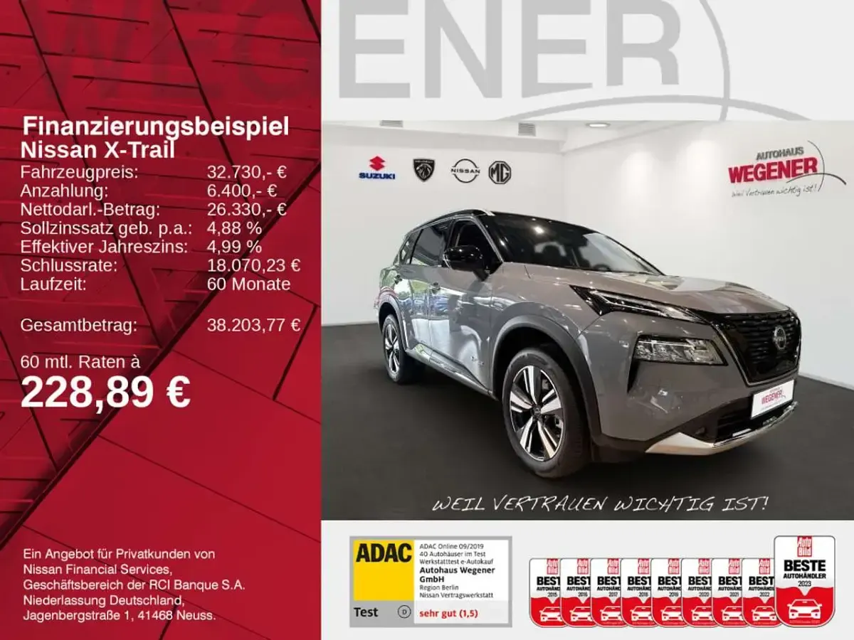Gebraucht Nissan X-Trail Tekna+ 204 PS (150 kW) 2024 Ceramic grey/black SUV