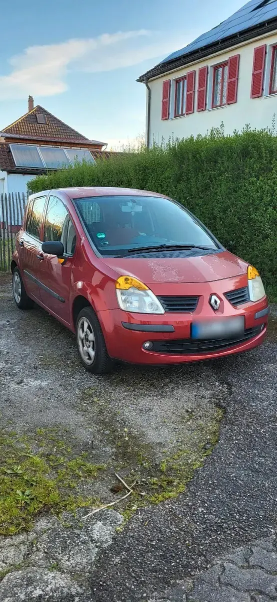 Gebraucht Renault Modus 75 PS (55 kW) 2004 Rot Van / Kleinbus