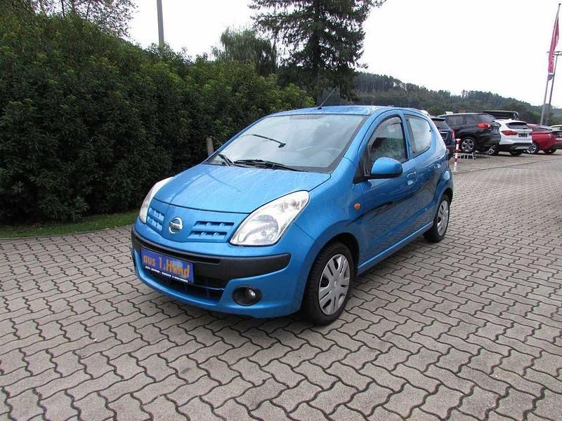 Gebraucht Nissan Pixo Acenta 68 PS (50 kW) 2012 Blau Kleinwagen