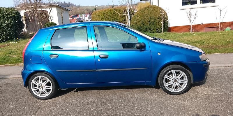 Gebraucht Fiat Punto 60 PS (44 kW) 2001 Blau Kleinwagen