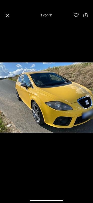 Usata Seat Leon FR 200 CV (147 kW) 2007 Giallo Utilitaria