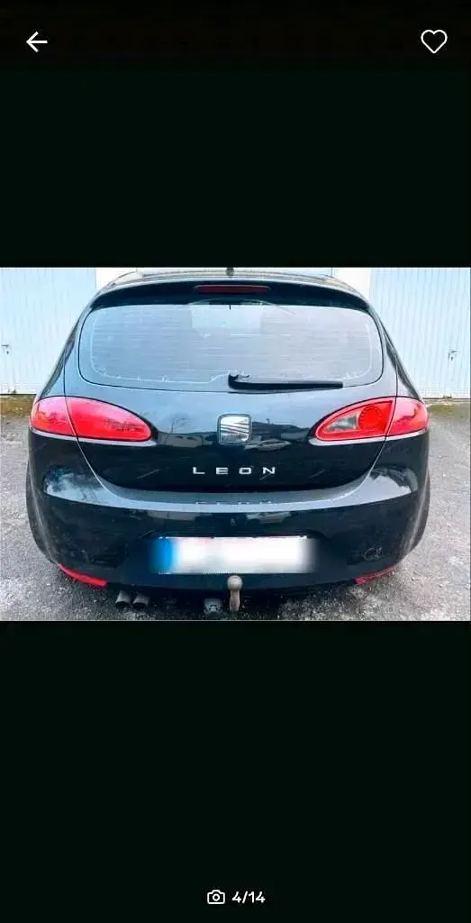 Używany Seat Leon 140 KM (102 kW) 2008 Czarny Hatchback