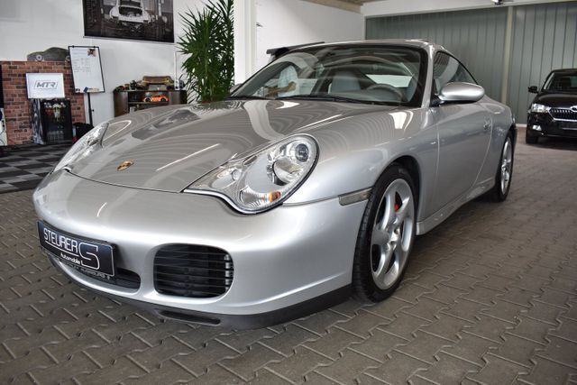 Arktissilbermetallic Gebraucht 2002 Porsche 911 Carrera 4S Coupé | 49.900 € (Guter Preis) - Bild 1/4