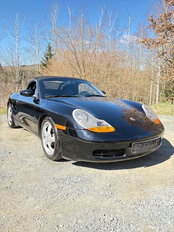 Schwarz Gebraucht 1999 Porsche 986 Boxster Cabrio | 10.500 € (Superpreis) - Bild 1/4