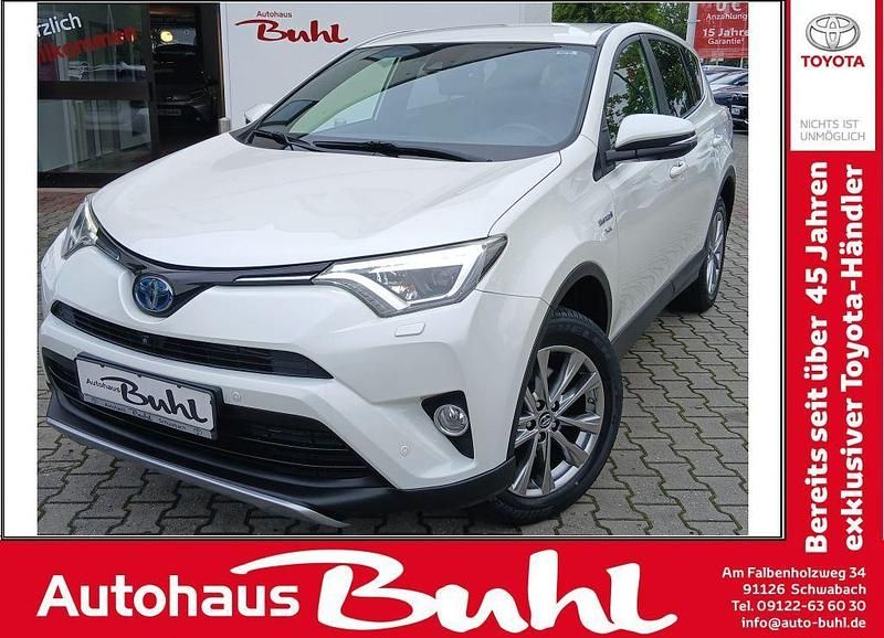 Weiß Gebraucht 2018 Toyota RAV4 Hybrid Executive SUV | 25.676 € (Etwas zu teuer) - Bild 1/4