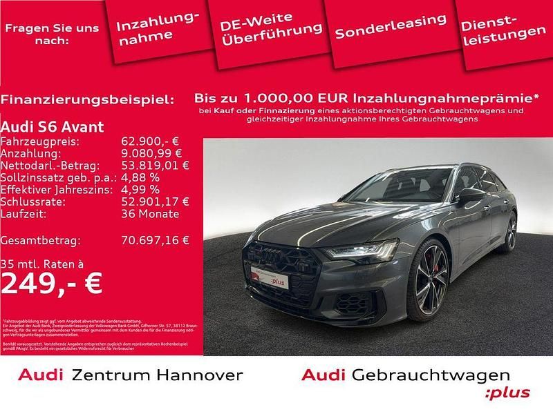 6y daytonagrau perleffekt (metallic) Gebraucht 2024 Audi S6 Ambiente Kombi | 62.900 € (Superpreis) - Bild 1/4
