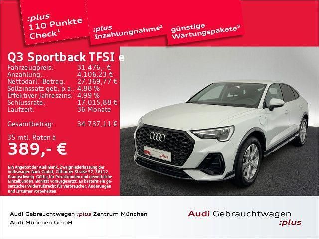 Weiß Gebraucht 2021 Audi Q3 Sportback S-Line SUV | 31.476 € (Guter Preis) - Bild 1/2