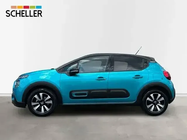 Gebraucht Citroën C3 Shine 83 PS (61 kW) 2023 Lackierung spring blue/metalli Kleinwagen