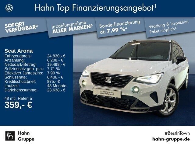 Weiß Gebraucht 2022 Seat Arona FR SUV | 24.830 € (Teuer) - Bild 1/4