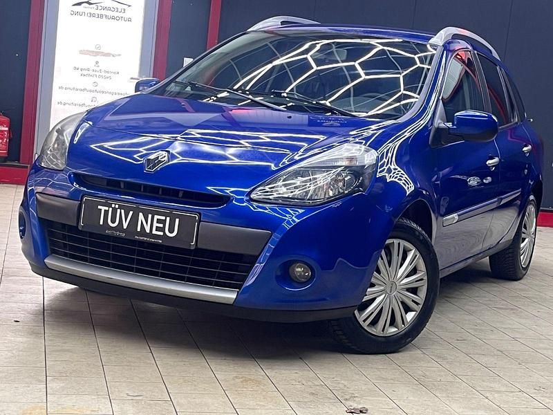 Gebraucht Renault Clio GrandTour Dynamique 75 PS (55 kW) 2010 Blau Kombi