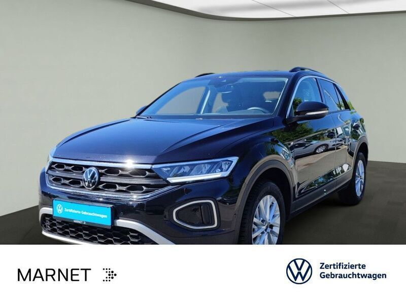 Schwarz Gebraucht 2024 VW T-Roc Life SUV | 21.690 € (Guter Preis) - Bild 1/3